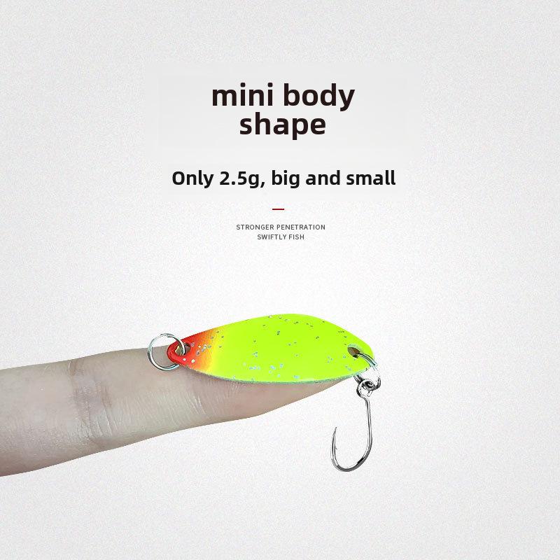 White Stripe Long-Distance Cast Perch Lure with Sequins
