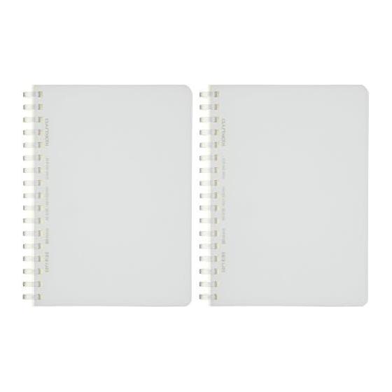 Бумага KOKUYO Note Soft Ring Clear Graph Dot линованная A6 80 листов 2 книги прозрачная S-SV558WT-T