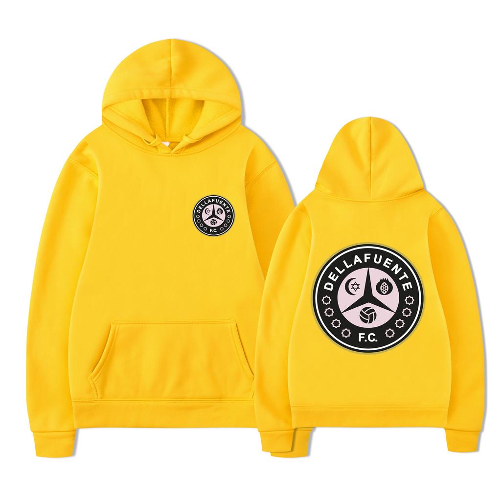 Dellafuente Hooded Sweater Men'S And Women'S Hip-Hop Print Streetwear Hoodie