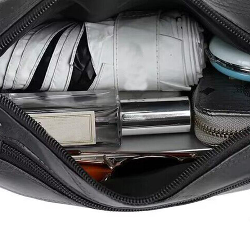 Lightweight soft bag Multi-layer new single shoulder crossbody bag Large capacity women's bag