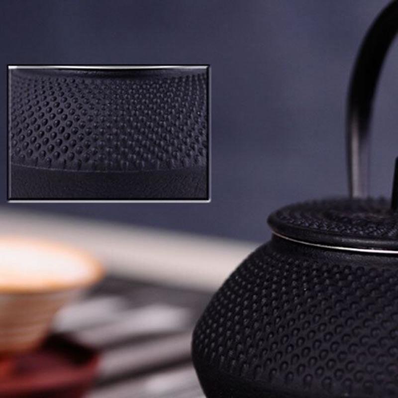 Iron-style kettle is equipped with a tea pot platform with a capacity of 300 ml (black) | kettles