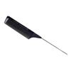Hair salon carbon fiber steel needle pointed tail comb hair styling comb plastic high temperature resistant anti-static disc hair makeup hair comb