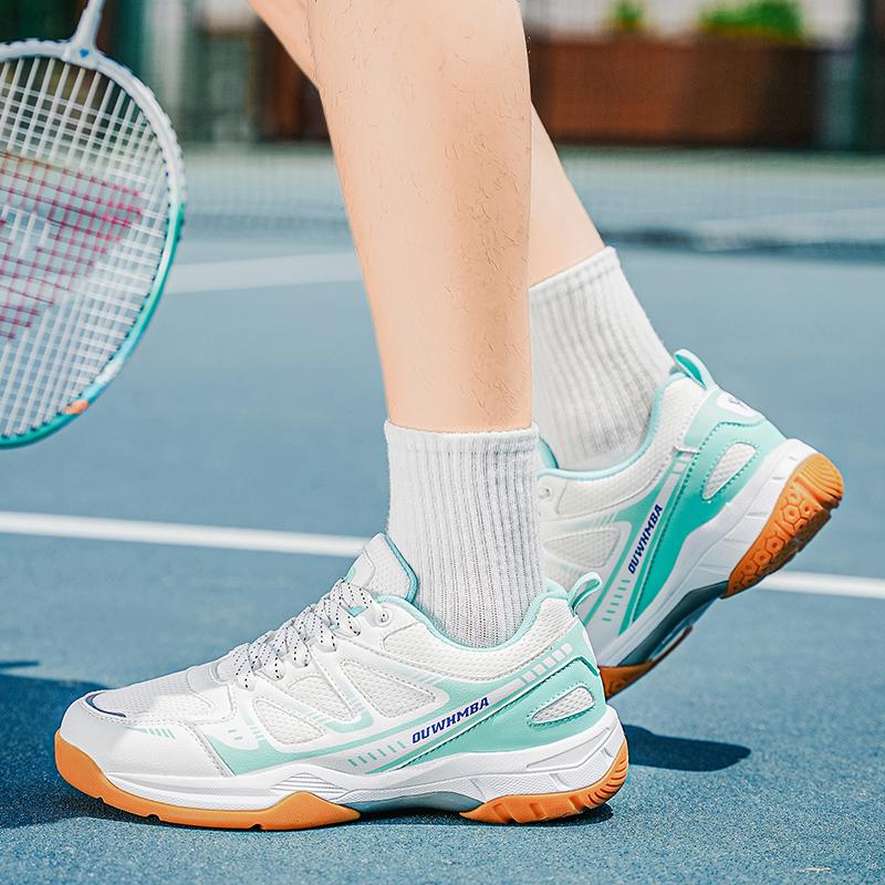 Professional Volleyball Shoes Men's Mesh Breathable Outdoor Anti Slip Fitness Badminton Shoes 39-45 Youth Tennis Shoes
