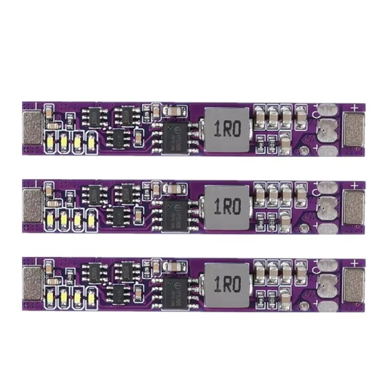 High Efficiency 92.5% 18650 Battery Steps Up Converters 5V 2A Output Integrated Charge Discharge Circuit Protections