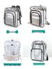 Transparent Anti-Static PVC Tool Bag - Dust-Free Cleanroom Crossbody/Shoulder Bag with Grid Storage