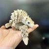 Anime Hedgehog Statue 3D Printed Gradient Color Durable Plastic Animal Decor for Indoor/Outdoor Use No Electricity Required