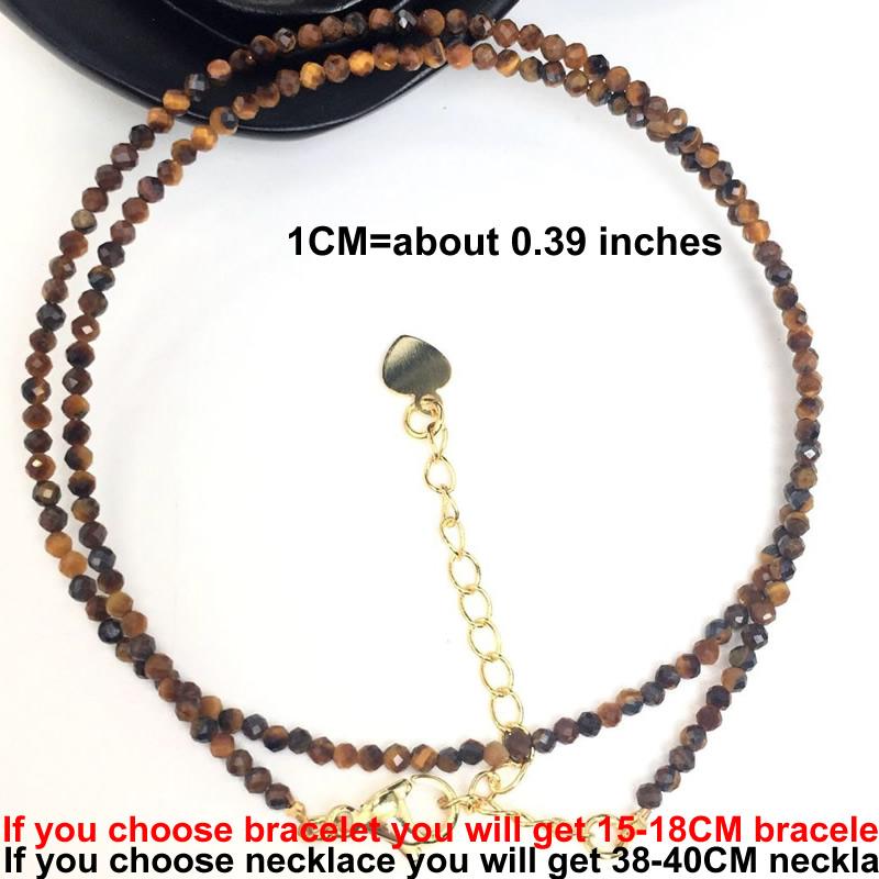 Cutting Flash Beads Gemstones for Men and Women Necklace Bracelet Crystal Quartz agate Choker Jewelry Party Gift Fashion 2-3mm