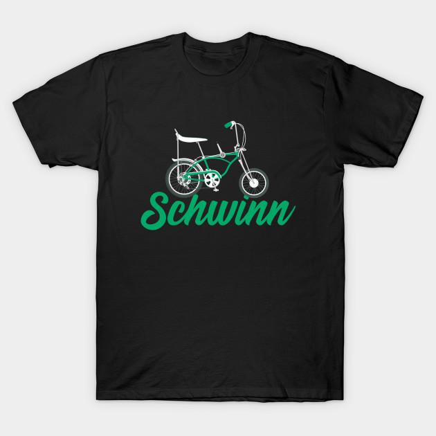 Men Black Print T-shirt Schwinn Krate No-Cut Transfer Paper Print Cotton Tshirt S чёрный