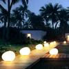 1Pcs Solar-Powered Pebble Garden Decorative Lights, Warm/White Light, Outdoor Patio Walkway Garden Decorations