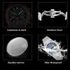 Fashion Man Wristwatch Waterproof Stainless Steel Luminous Men Watch Chronograph Date Luxury Quartz Men's Watches