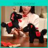 Horse Year Mascot Plush Toy With Short Plush Material For New Year Decorations And Gifts