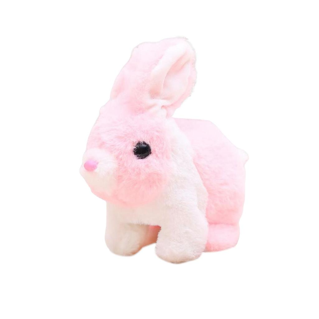 Electric Toys Plush Toy with Sound and Movements, Realistic Wiggling Ears Stuffed Animal
