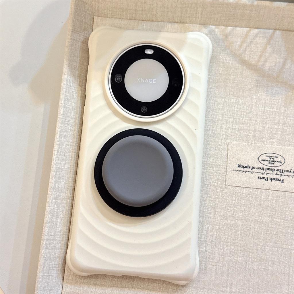Cute Macaron Color Silicone Magnetic Air Cushion Stand Foldable Desktop Support Pad With Adhesive Backing For MagSafe