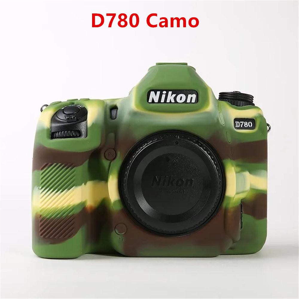 Soft Silicone Armor Camera Bag Case For Nikon D750 D780 D810 D850 D3200 D3300 D3400 D3500 D5100 D5200 DSLR Cover Body Skin