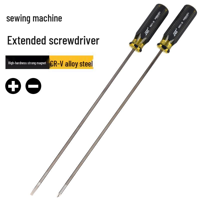 Industrial-Grade 5cm PH1 Extended Cross-Slotted Flat-Head Screwdriver S2 Steel Needle