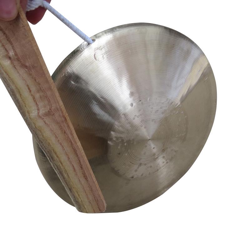 Copper Medium-Pitched Hand Gong & Small Gong Set - Percussion Instruments and Cymbals Approx. 20CM