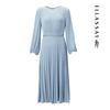 ELLASSAY Pleated Elegant Dress EWD353Y03200
