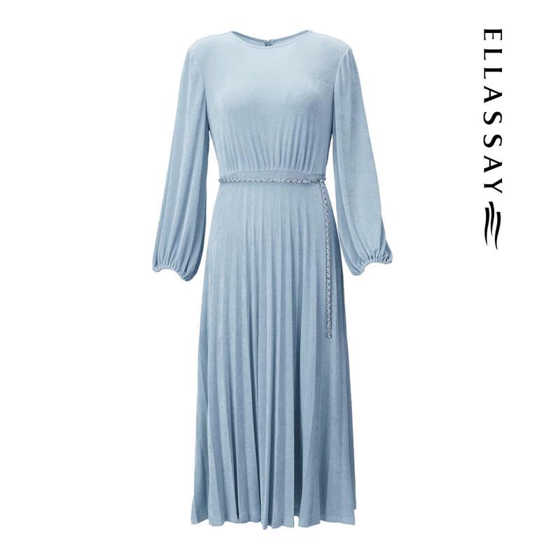 ELLASSAY Pleated Elegant Dress EWD353Y03200