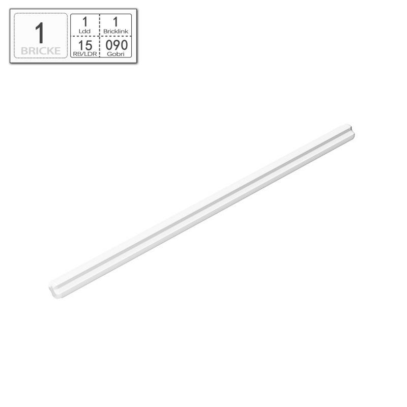 BRICKE 11# Axle 87.6 - Compatible with Lego 23948 MOC Bulk Parts Building Blocks.