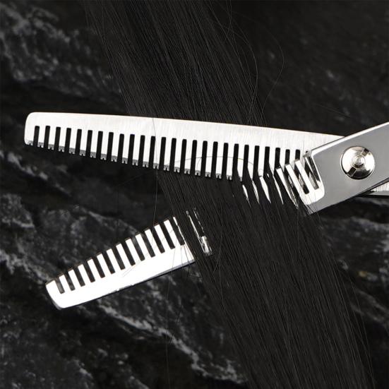 1 Set Hair Cutting Scissor Kit with Case Professional Salon Barber Alloy Men Women Hairdressing Thinning Shears Comb Hair Clips Set