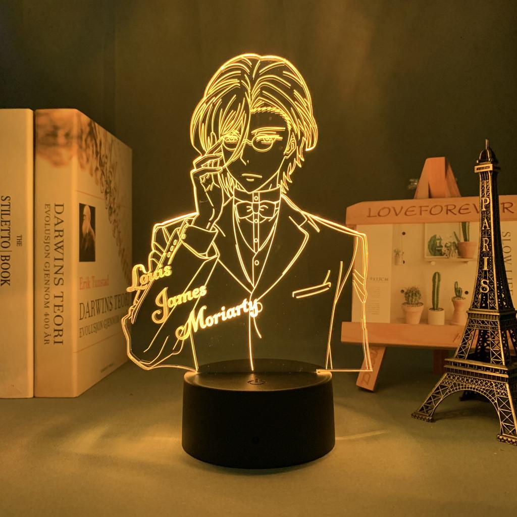 Moriarty The Patriot 3d Led Night Light With Touch Control And For Home Decor