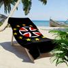 Beach Towel with Iron Cross with Star Ring Badge, Quick Dry Lightweight, Ultra Soft Absorbent, for Vacation Pool Gift