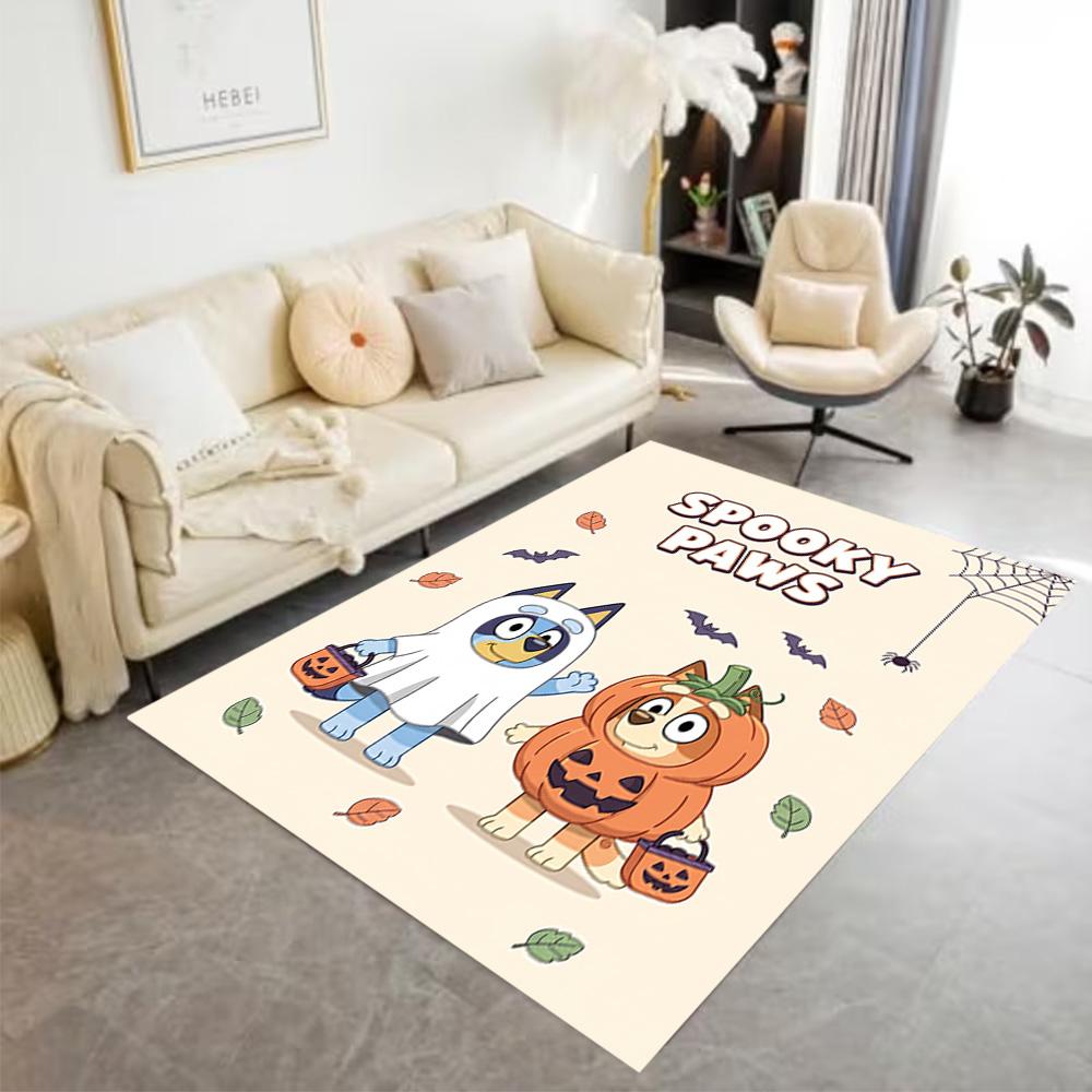 Bluey Core Adventures Floor Rug Office Rug Design for Playrooms Decorate room Game Room Kitchen Anti-slip Rug Decorate Offices Best for Christmas