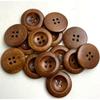 10/30/50/100Pcs Round Buttons Mixed Color Button Kids Manual Button Painting 2/4 Holes Button for DIY Craft Sewing Accessories