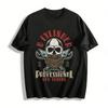 V8 Zylinder Professionelles Auto Tuning Totenkopf Schraubenschlüssel Grafik T-Shirt Reines Baumwoll T-Shirt