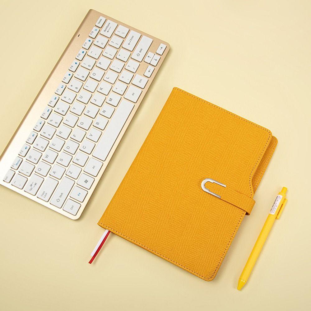 U-förmiger Magnetverschluss Business Büro Notizbuch 200 Seiten Tagebuch Geschenk für Freunde