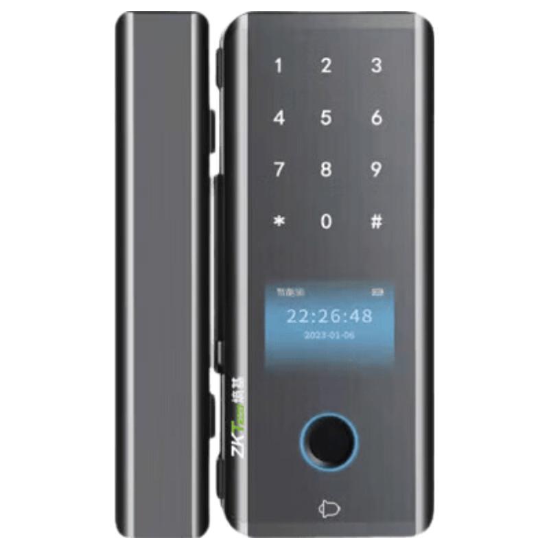 ZKTECO GDL-PFC90 Bluetooth Fingerprint Glass Door Smart Lock CN plug (adapter included)