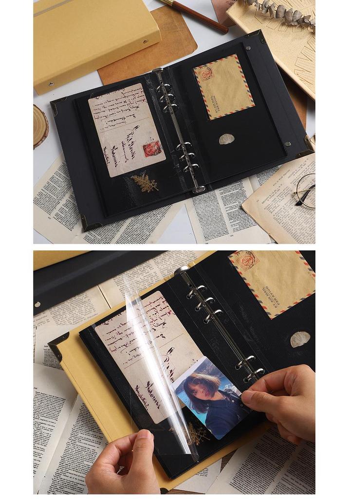 Album Fotografico Grande Autoadesivo Chen Shi con Clip di Archiviazione e Libro d'Arte Multi-Strato Fai-da-Te