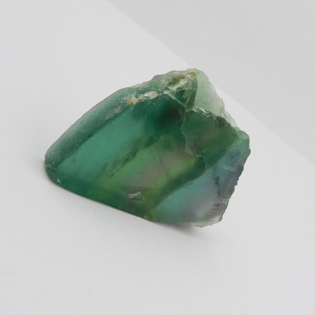CERTIFIED Natural Fluorite Uncut Rough 44 Ct Mix Color Earth Mined Gemstone