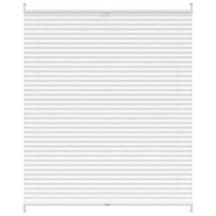 VidaXL Store Plissé Blanc 100x125cm Fenêtre Occultant Tamisant Store Enrouleur 240610