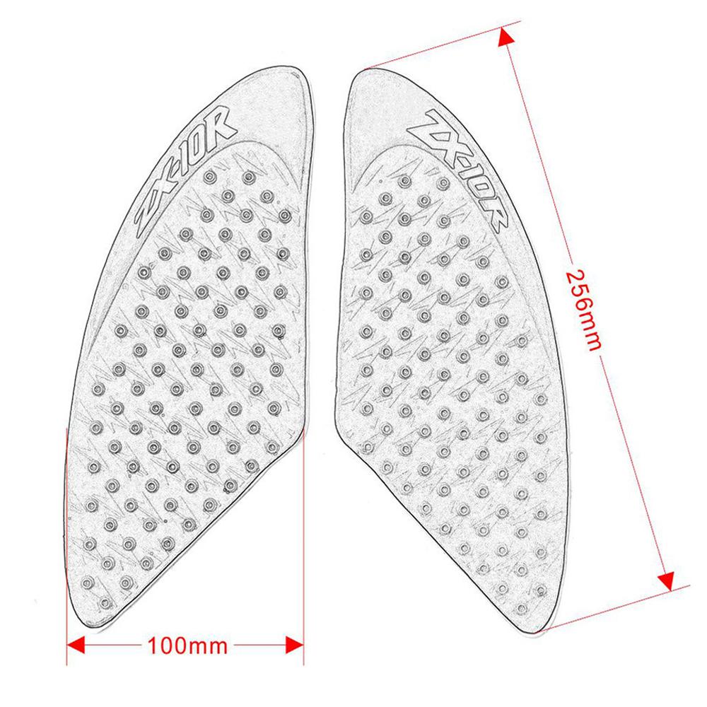 Motorcycle Gas Tank Side Traction Knee Protector Anti Slip Pad For Kawasaki Ninja ZX10R ZX-10R