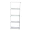 Multi Layer Standing Bookcase Bookshelf Storage Shelf Rack Home Organizer for Living Room BedroomGray Color