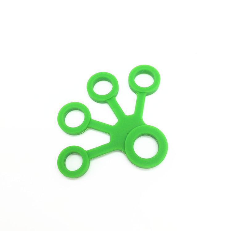 Silicone Finger Resistance Band & Grip Ball Set - Finger Exerciser & Trainer