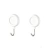2pcs Strong Magnetic Hook Punch-free Refrigerator Magnetic Hook Non-sticky Hook Magnetic Hook