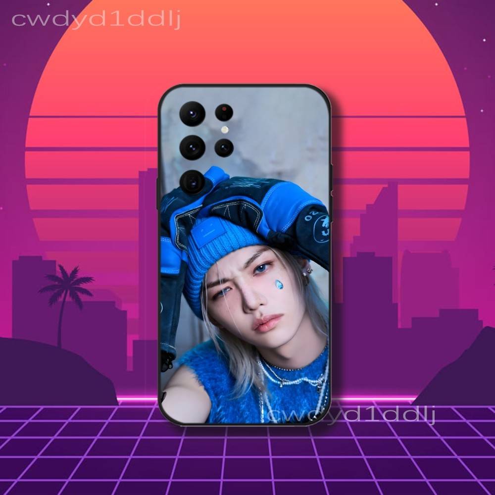 F-Felix Lee KARMA S-SKZ Чехол для телефона Samsung S10, S21, FE, S21, S26, S25, S24, S23, Ultra, S9, S22, Plus Черный Ударопрочный Силиконовый Мягкий Samsung S20lite5G