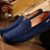 Casual Men Genuine Leather Suede Shoes Summer Breathable Classic Men'S Loafers Moccasins Penny Shoes Fashion Men'S Shoes