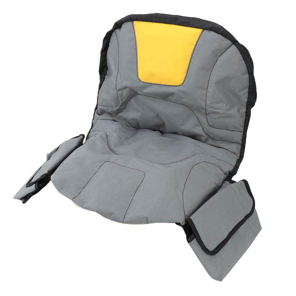 Riding Grass Mower Seat Cover Rain Proof Dust Proof Adjustable Tractor Seat Cover Protector Grey