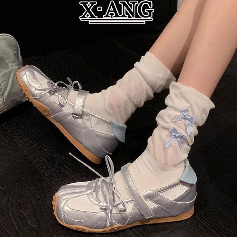 Cm Inner Height Increase Women's Shoes Punk Ballet Shoes Mary Jane Shoes Sandals Summer Breathable Shallow Mouth Soft Sole Single Shoes