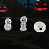 8pcs Cartoon Halloween Luminous Ghost Figurines Halloween Pumpkin Ghost Decor  Bar Home Decor