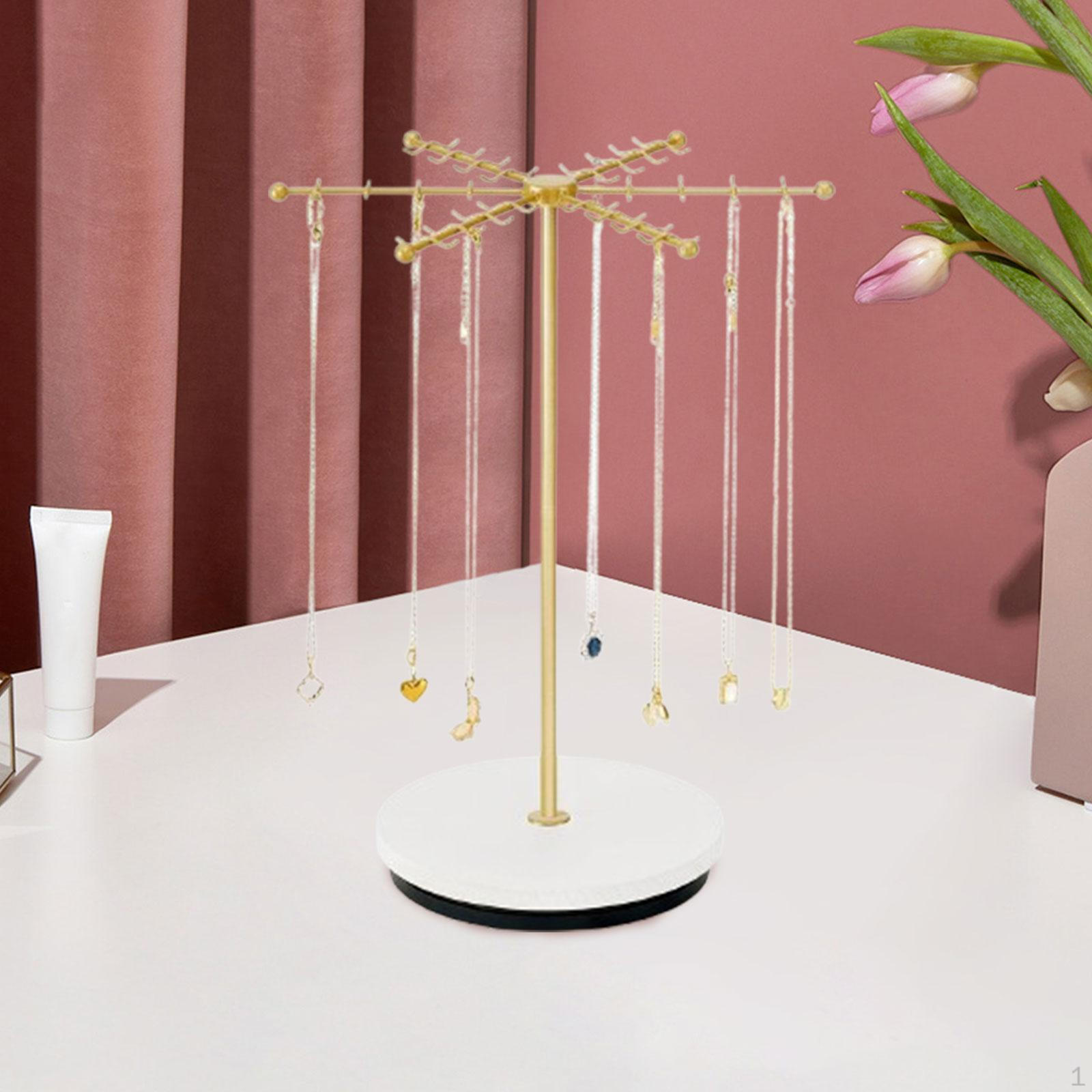 

Display Stand Rack Bielry Organizer for Anklet Bracelets Showcase Tablet Countertop золотий