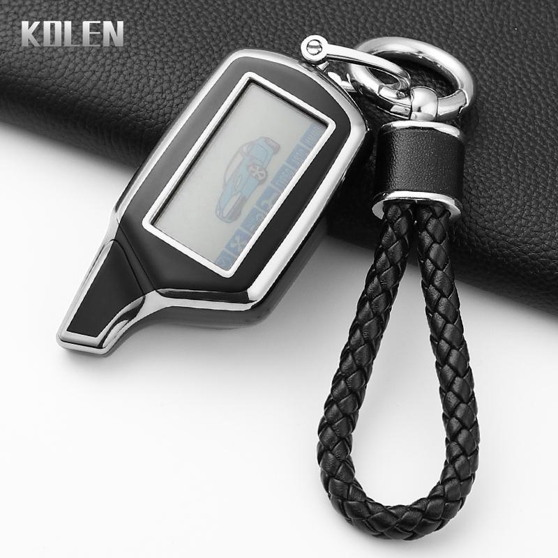 Fashion Tpu Car Key Case Cover For Starline B9 B91 B6 B61 A91 A61 V7 Russian Two Way Version Lcd Car Alarm Keychain Protector