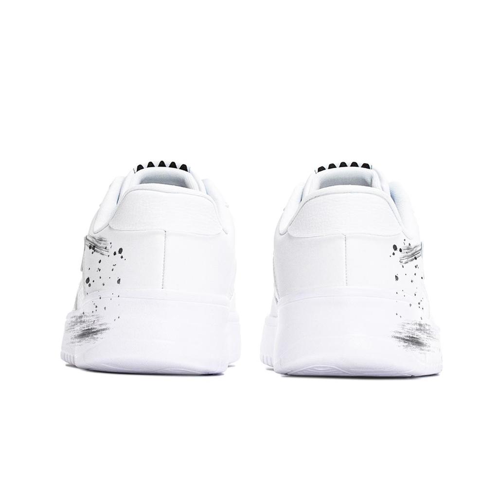 Li Ning Floating Boat Skateboard Shoes Men's Low top Black White AGCS419-1(Team1993-)
