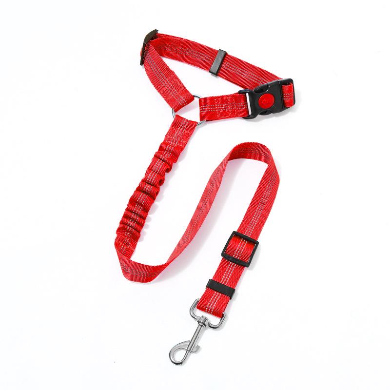Pet Car Safety Belt with Round Ring for Dogs