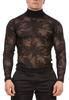 Lace T-shirt Mete Black - Barcode Berlin - Sexy T-shirt