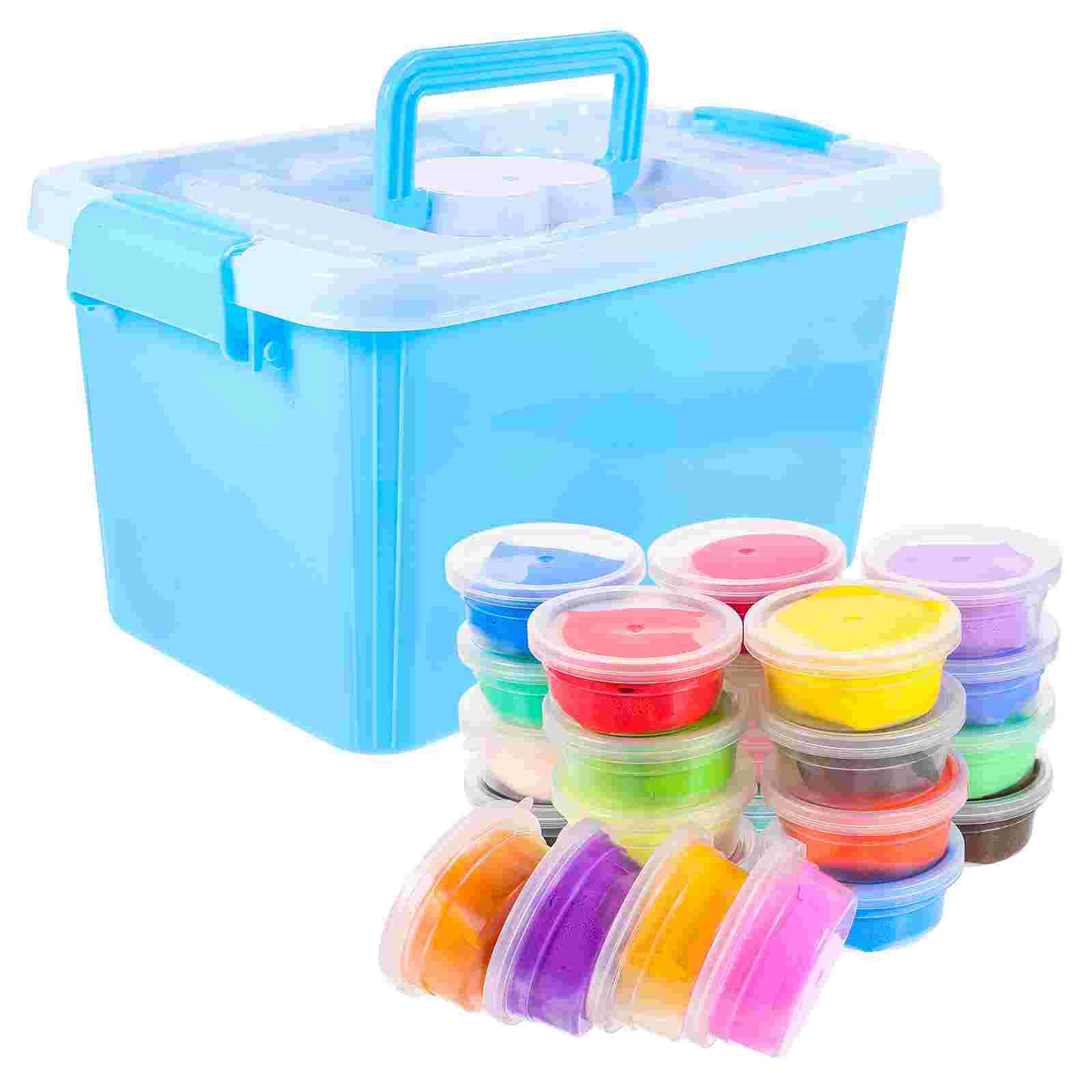 

Soft Polymer Clay Craft Kit For Kids With Storage Box 24 Color Modeling Diy Tools Set Clays Doughs Crafts Sewing