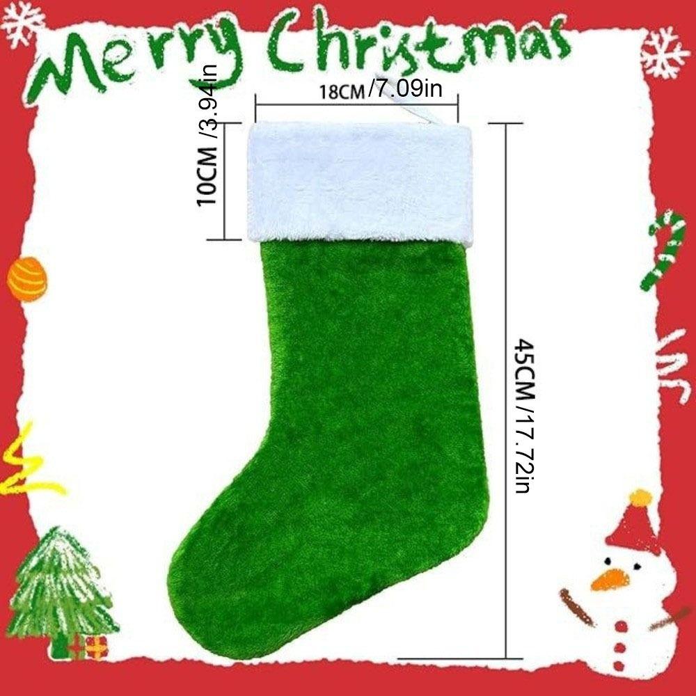 Klassische Personalisierte Geschenkbeutel Kaminsims Deko Weihnachtsstrumpf Fotografie Requisiten